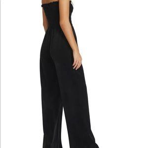 Juicy Couture Smocked Strapless Velour Jumpsuit Size M